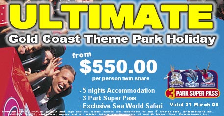 Ultimate Gold Coast Theme Park Holiday